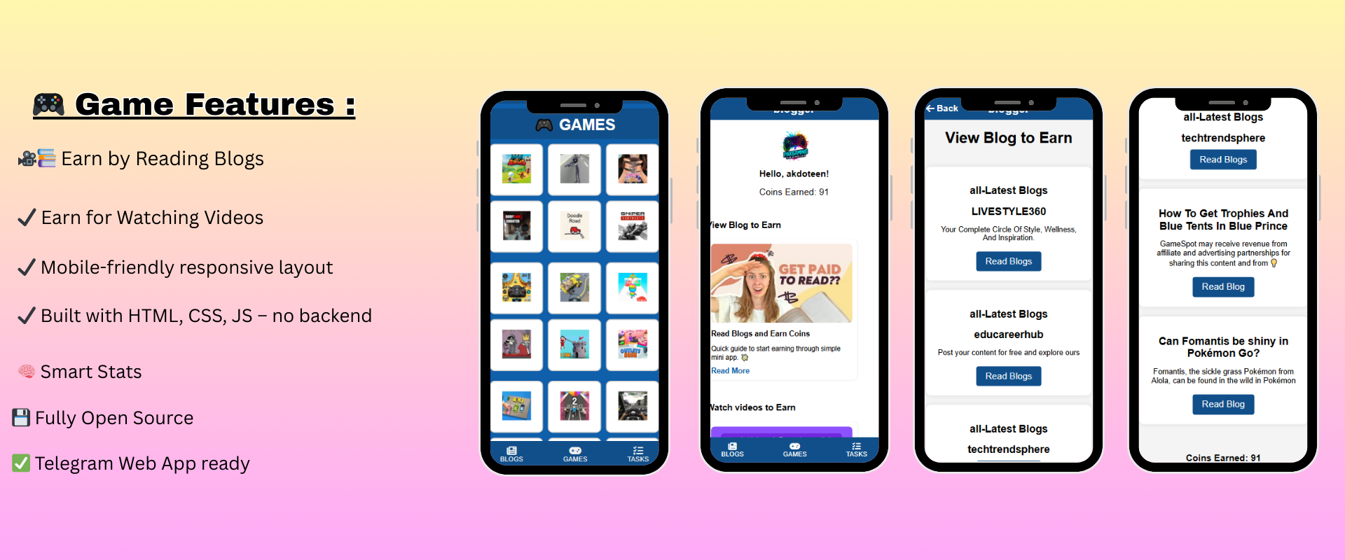 🎥📚 Earn by Reading Blogs