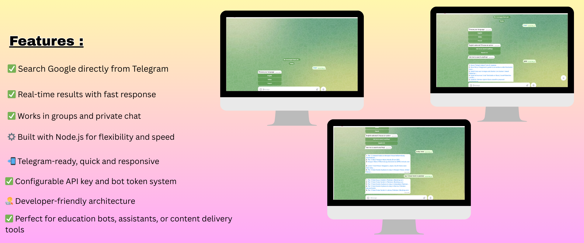 🔎 Google Search Telegram Bot