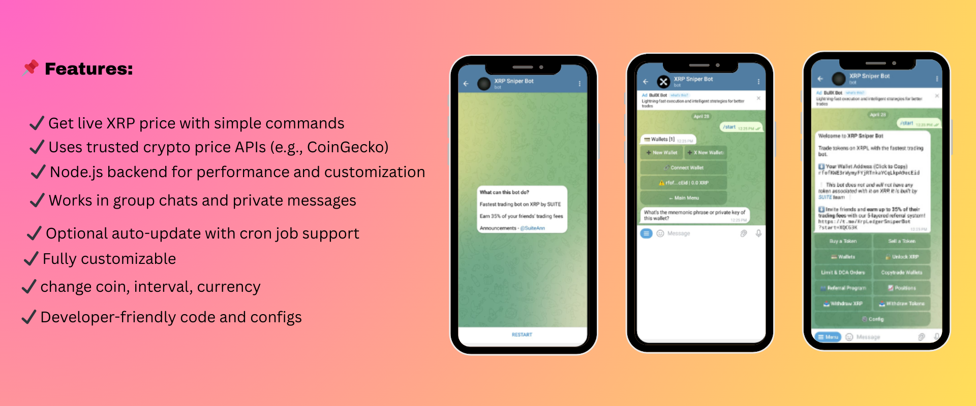 💸 XRP Telegram Bot