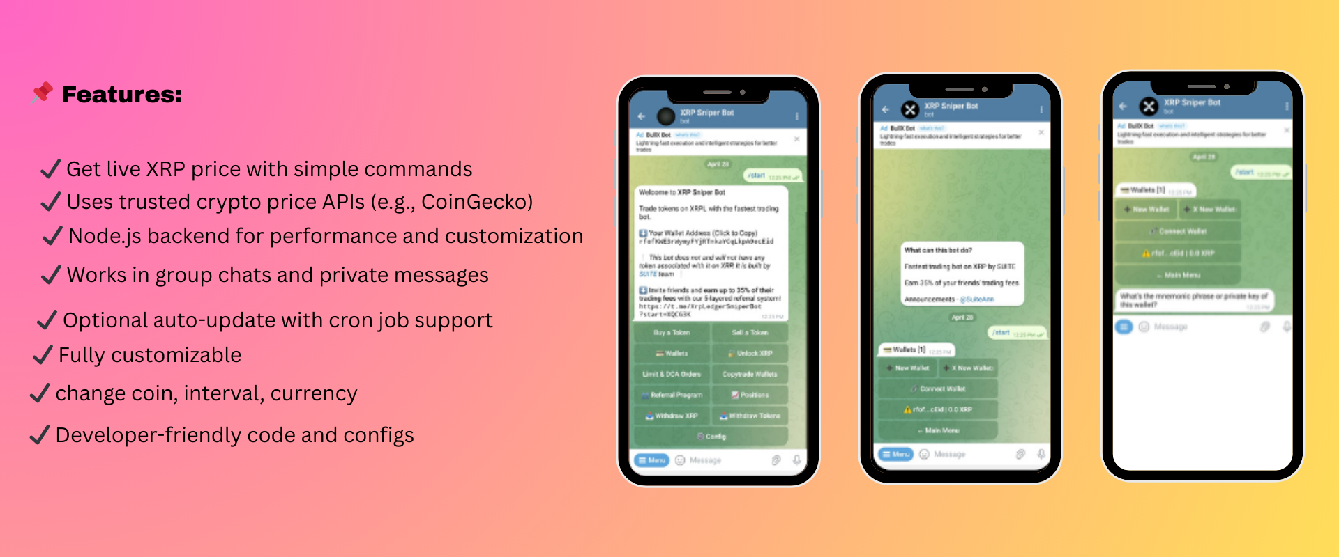 💸 XRP Telegram Bot